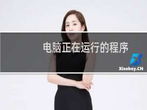 电脑正在运行的程序