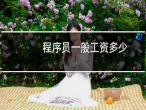 程序员一般工资多少