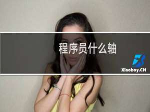 程序员什么轴