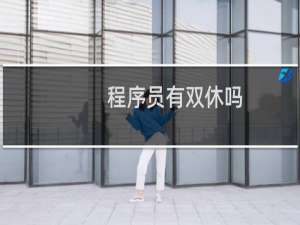 程序员有双休吗