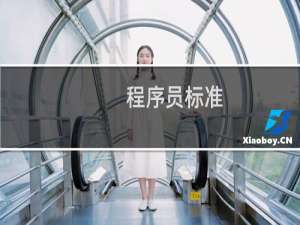 程序员标准