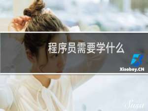 程序员需要学什么