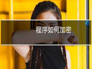 程序如何加密