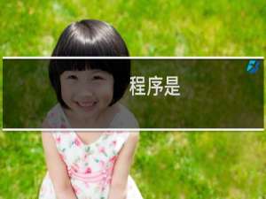 程序是