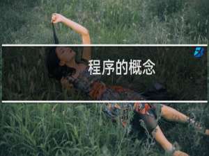 程序的概念