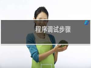 程序调试步骤