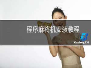 程序麻将机安装教程