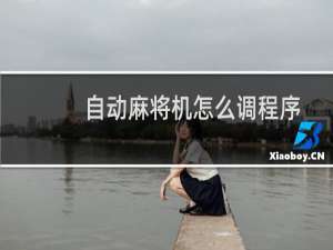 自动麻将机怎么调程序