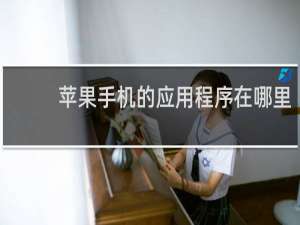 苹果手机的应用程序在哪里
