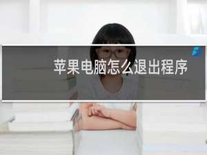 苹果电脑怎么退出程序