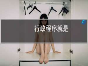 行政程序就是