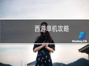 西游单机攻略