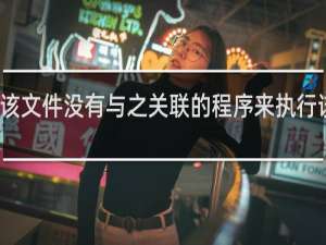 该文件没有与之关联的程序来执行该操作