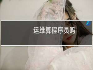 运维算程序员吗