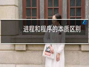 进程和程序的本质区别