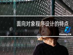 面向对象程序设计的特点