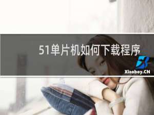 51单片机如何下载程序