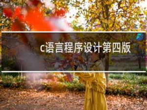 c语言程序设计第四版