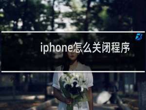 iphone怎么关闭程序