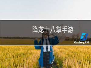 降龙十八掌手游