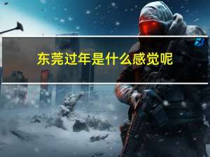 东莞过年是什么感觉呢