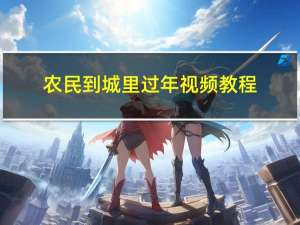 农民到城里过年视频教程