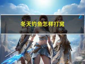 冬天钓鱼怎样打窝