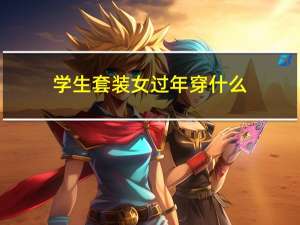 学生套装女过年穿什么
