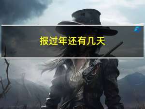 报过年还有几天