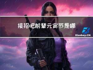 接招吧前辈元宵节是哪一期
