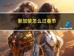 新加坡怎么过春节