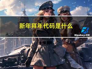 新年拜年代码是什么