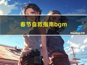 春节自救指南bgm