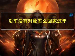 没车没有对象怎么回家过年