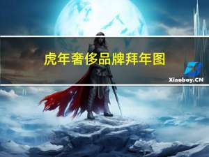 虎年奢侈品牌拜年图