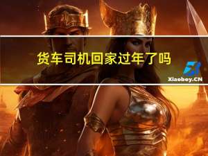 货车司机回家过年了吗