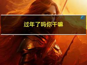 过年了吗你干嘛