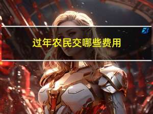 过年农民交哪些费用