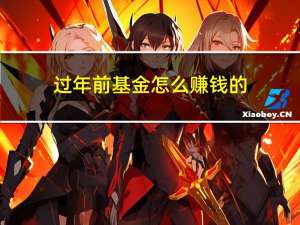 过年前基金怎么赚钱的