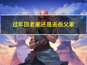 过年回老家还是去岳父家