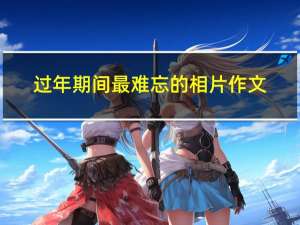 过年期间最难忘的相片作文