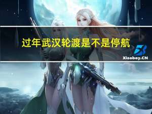 过年武汉轮渡是不是停航
