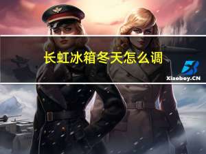 长虹冰箱冬天怎么调