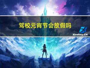 驾校元宵节会放假吗