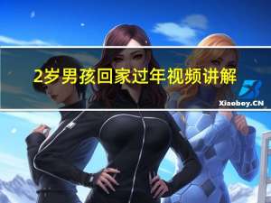 2岁男孩回家过年视频讲解