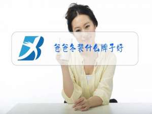 爸爸冬装什么牌子好