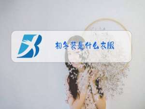 初冬装是什么衣服?