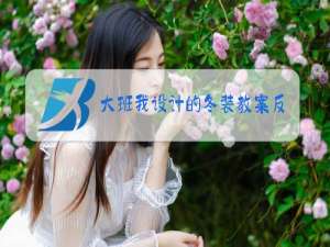 大班我设计的冬装教案反思