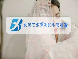 大班艺术漂亮的冬装教案