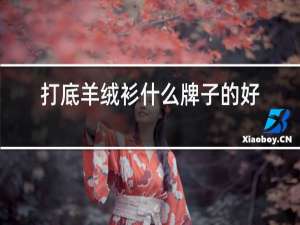 打底羊绒衫什么牌子的好